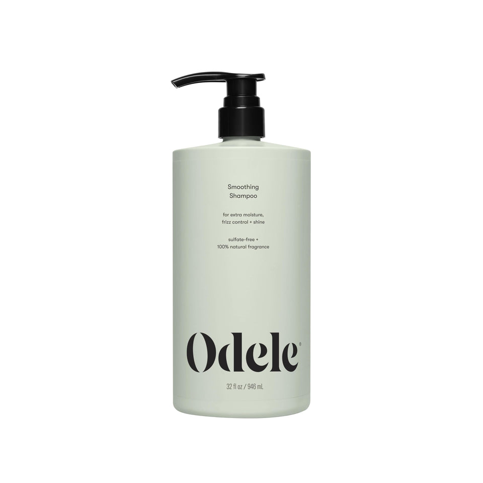Odele bottle front view showing branding and 32oz size for long-lasting use