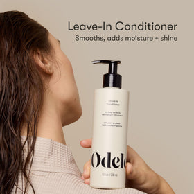 Odele close-up nozzle and product texture demonstrating easy dispensing benefit