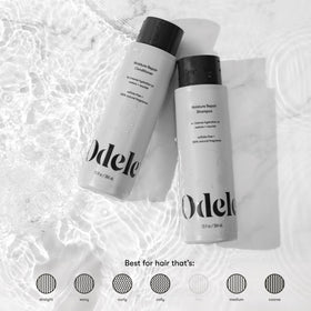 Odele conditioner creamy texture swatch illustrating rich moisturizing feel