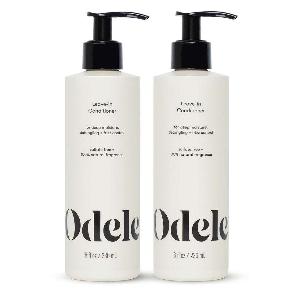 Odele front packaging showing two bottles and clean design for convenience