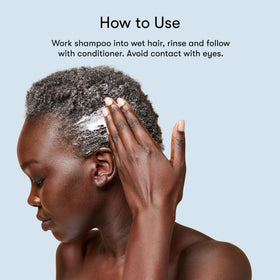 Odele label close-up highlighting clean ingredient claims and color-safe benefit