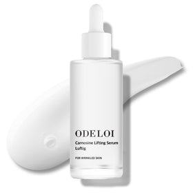ODELOI bottle front view showing clean packaging and anti-aging benefit
