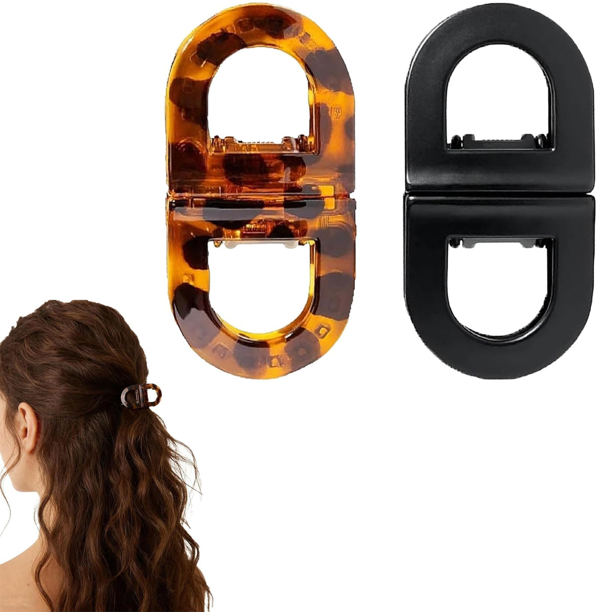 OFIGAS front packaging showing two clips and benefit of easy storage