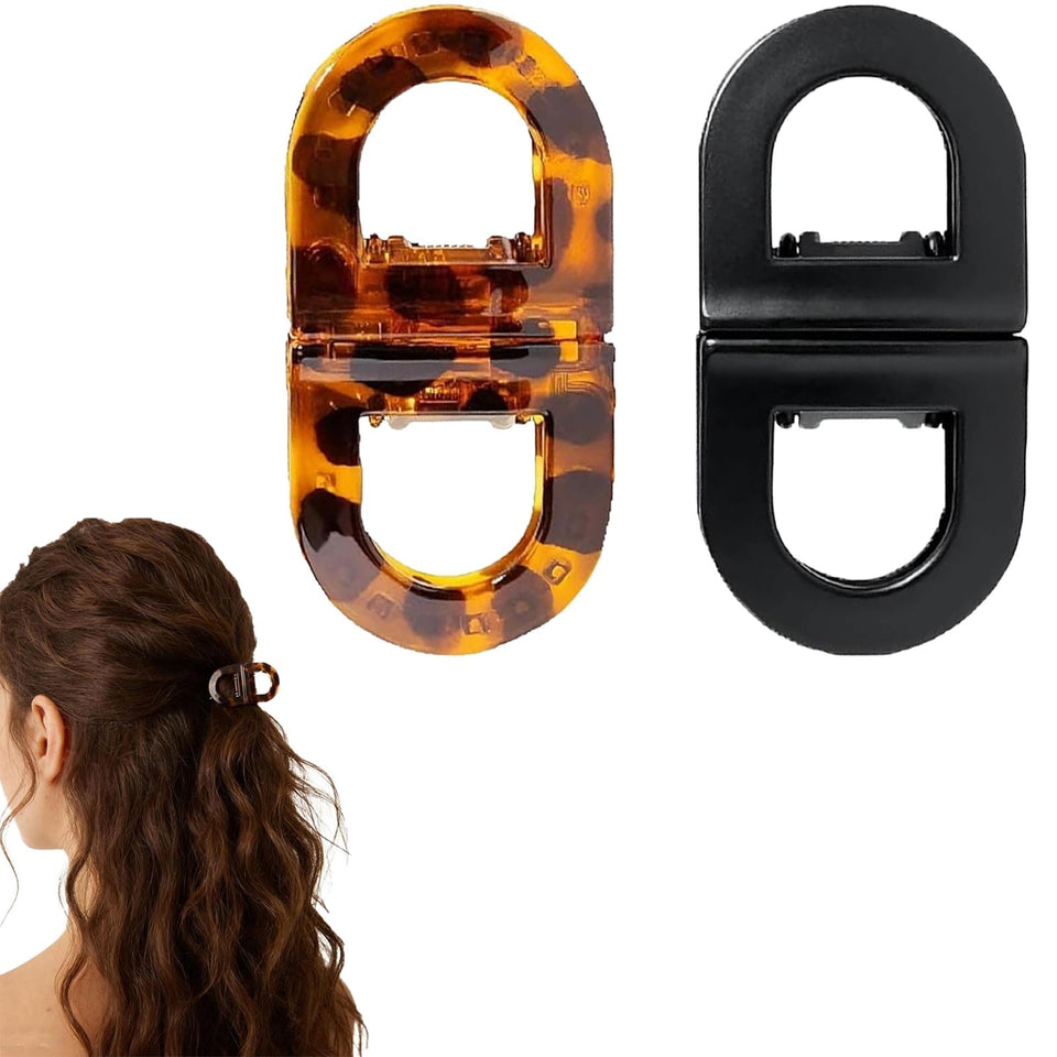 OFIGAS front packaging showing two clips and benefit of easy storage