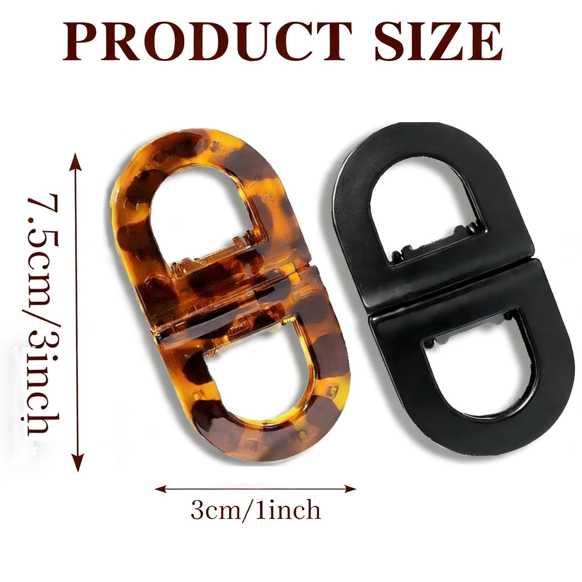 OFIGAS clip holding fine hair illustrating gentle grip without dents