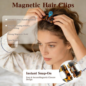 OFIGAS clip securing thick hair demonstrating strong non-slip hold