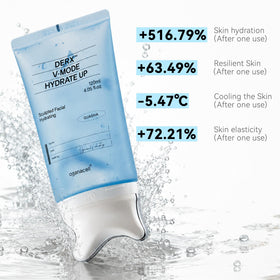 OGANA CELL cream melting on skin illustrating fast absorption benefit