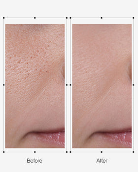 OGANACELL dispensing cleanser from tube illustrating easy application benefit