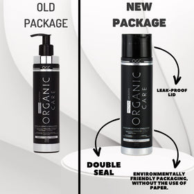 OGC Cosmetics flat-iron sealing strands showing long-lasting smoothness benefit
