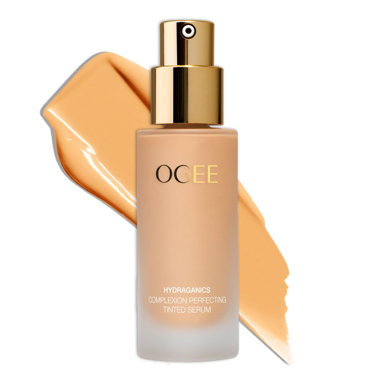 Ogee front packaging showing Banyan shade and dewy finish benefits
