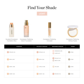 Ogee blended on skin before and after for even complexion