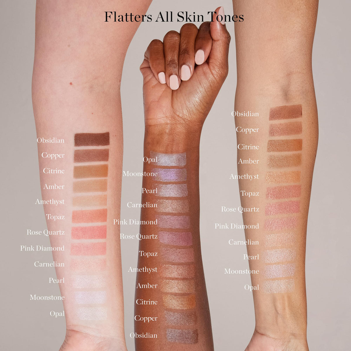 Ogee bronzer swatch on skin for natural warmth and subtle contour