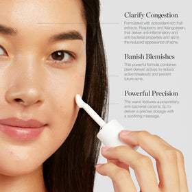 Ogee ceramic tip close-up providing precise, soothing application