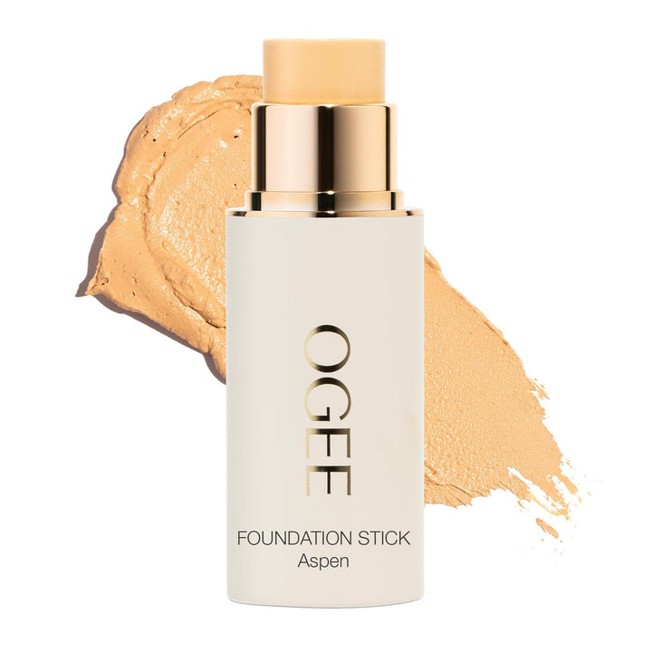 Ogee foundation stick front packaging showing shade and benefits
