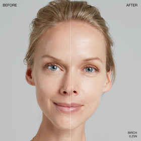 Ogee foundation cream texture close-up showing smooth blendability benefit