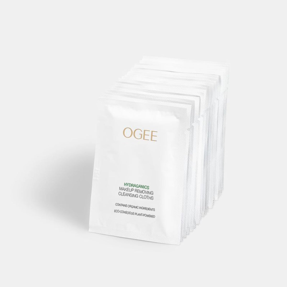 Ogee front packaging 20ct showing product and count, convenient and hydrating