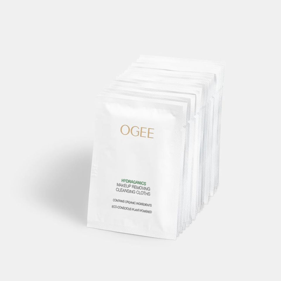 Ogee front packaging 20ct showing product and count, convenient and hydrating