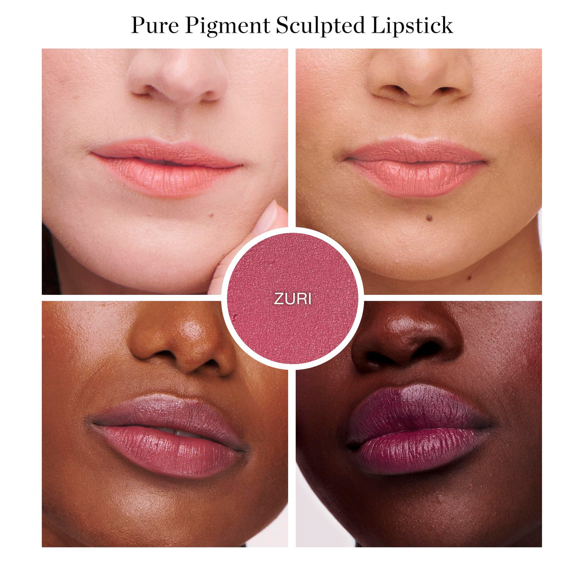 Ogee close-up texture of lipstick surface highlighting creamy, hydrating formula