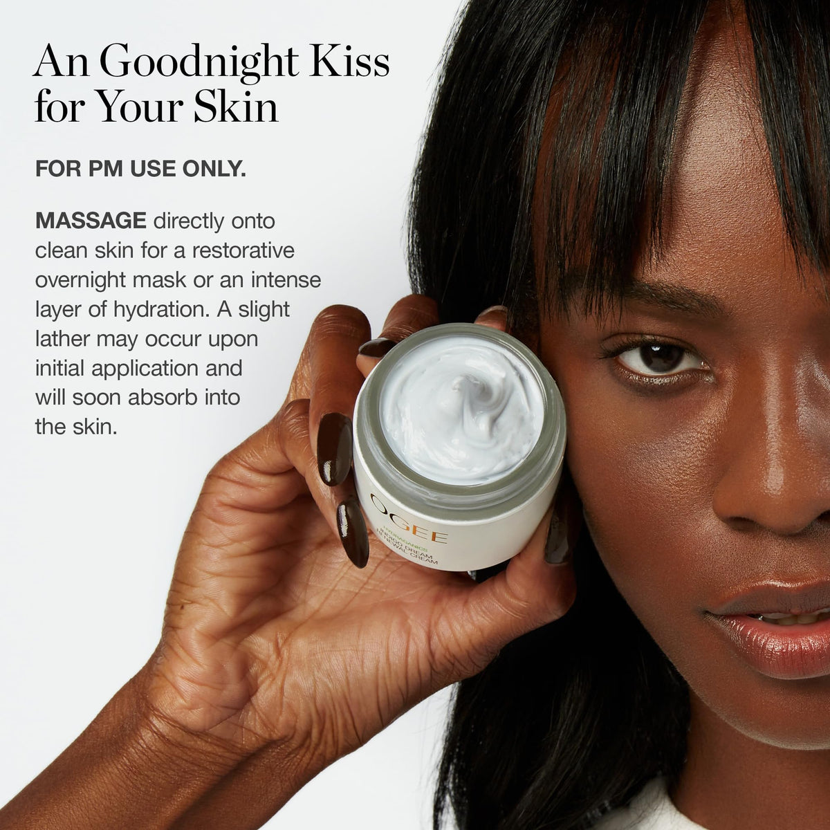 Ogee botanical ingredients closeup with acmella and blue tansy highlighting natural benefit