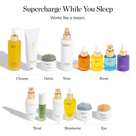 Ogee jar on bathroom shelf showing lifestyle placement and routine-ready benefit