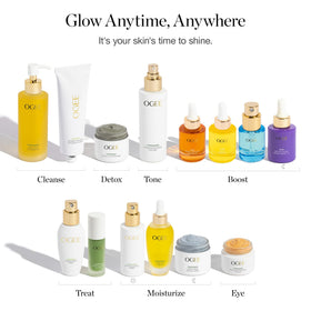 Ogee label detail highlighting organic and cruelty-free certifications