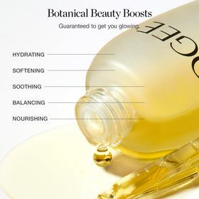 Ogee oil texture close-up revealing lightweight, fast-absorbing finish
