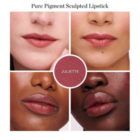 Ogee Juliette sculpted profile of lipstick bullet, demonstrating precise application control