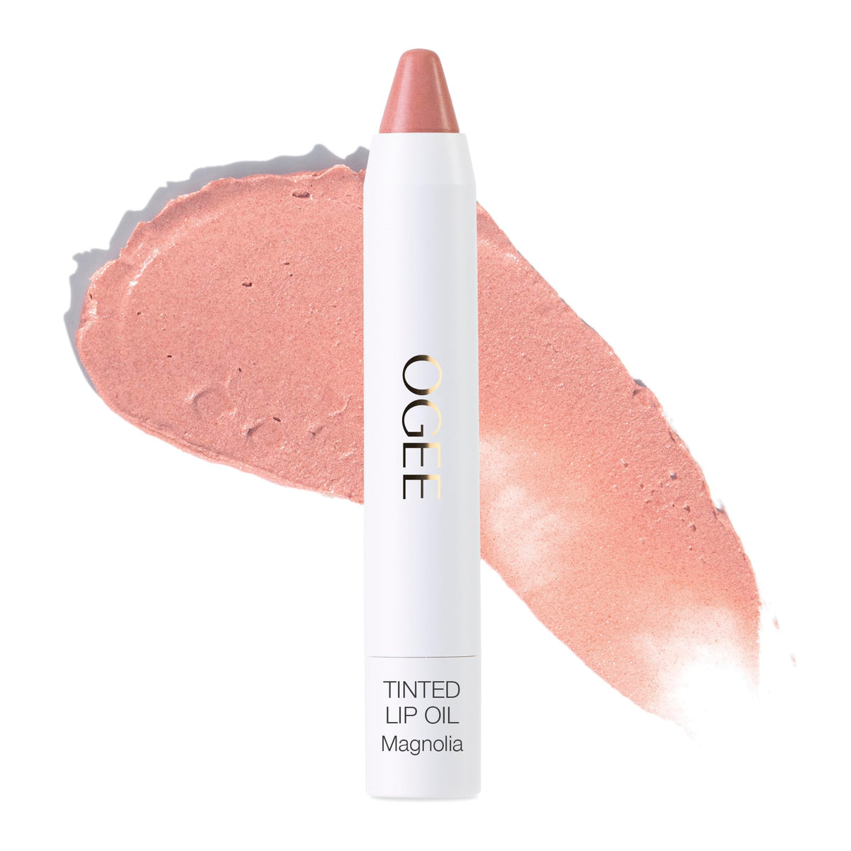 Ogee front packaging showing MAGNOLIA tint and sleek sculpted tube benefit: clear product ID