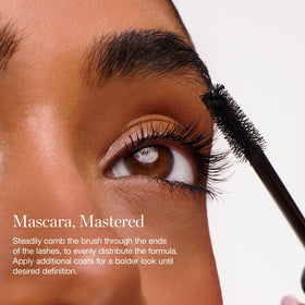 Ogee mascara lash before and after demonstrating visible volume and length
