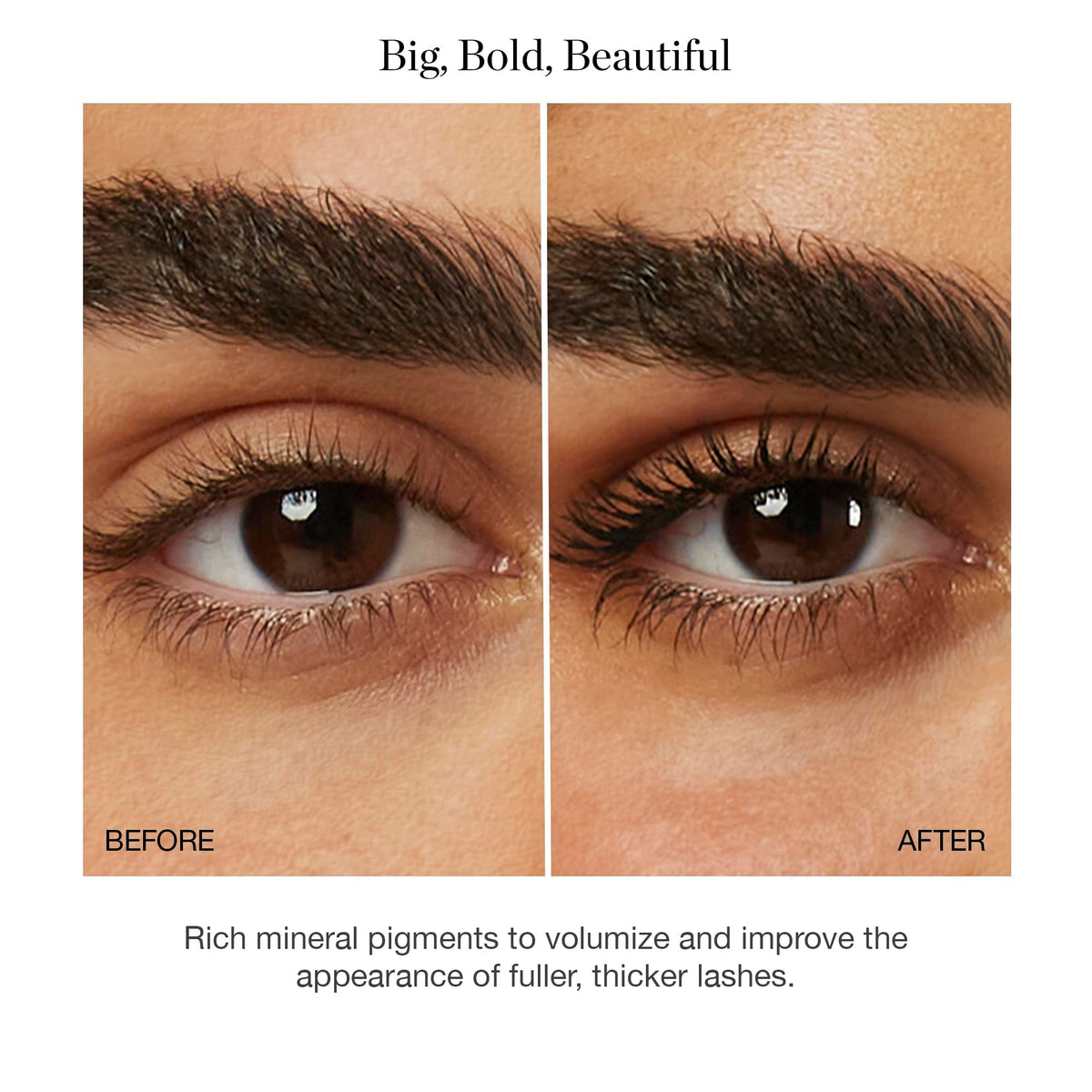 Ogee mascara paired with Sculpted Face Stick showing coordinated makeup look