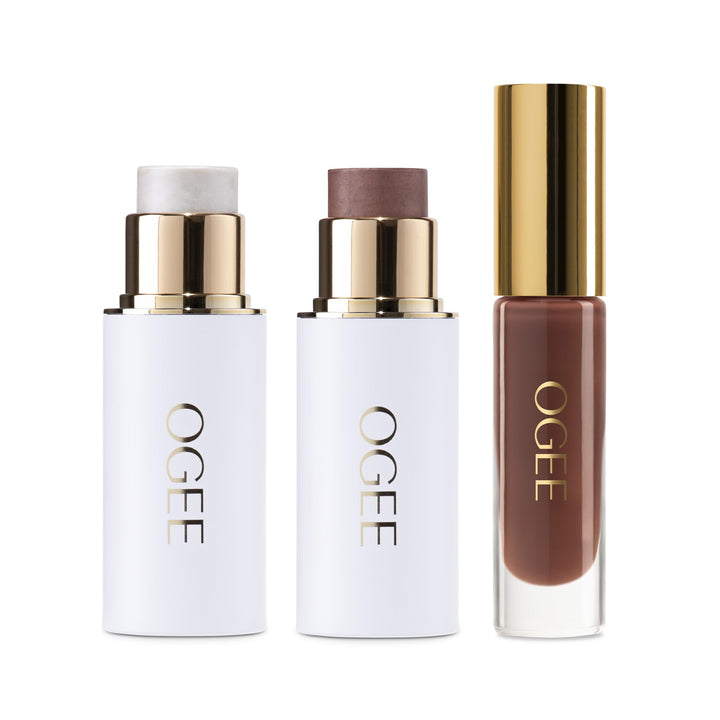 Ogee Night Out Trio front packaging showing limited-edition gift set benefit