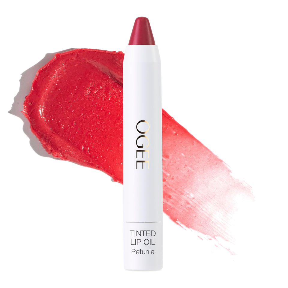 Ogee PETUNIA front packaging showing sheer blush tint and branding benefit