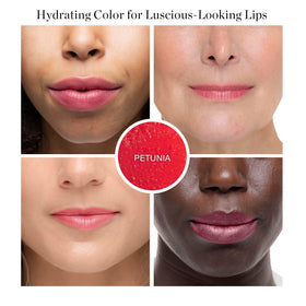 Ogee PETUNIA close-up texture melting into oil for smooth hydration benefit