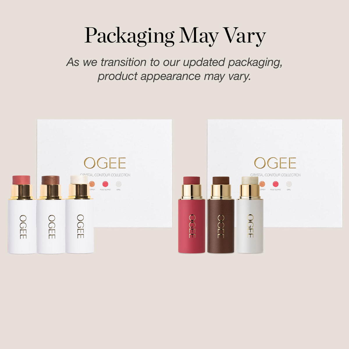 Ogee sticks in hand for scale showing portable, travel-ready size