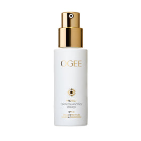 Ogee PROTECT front packaging showing SPF 40 protection and primer benefits