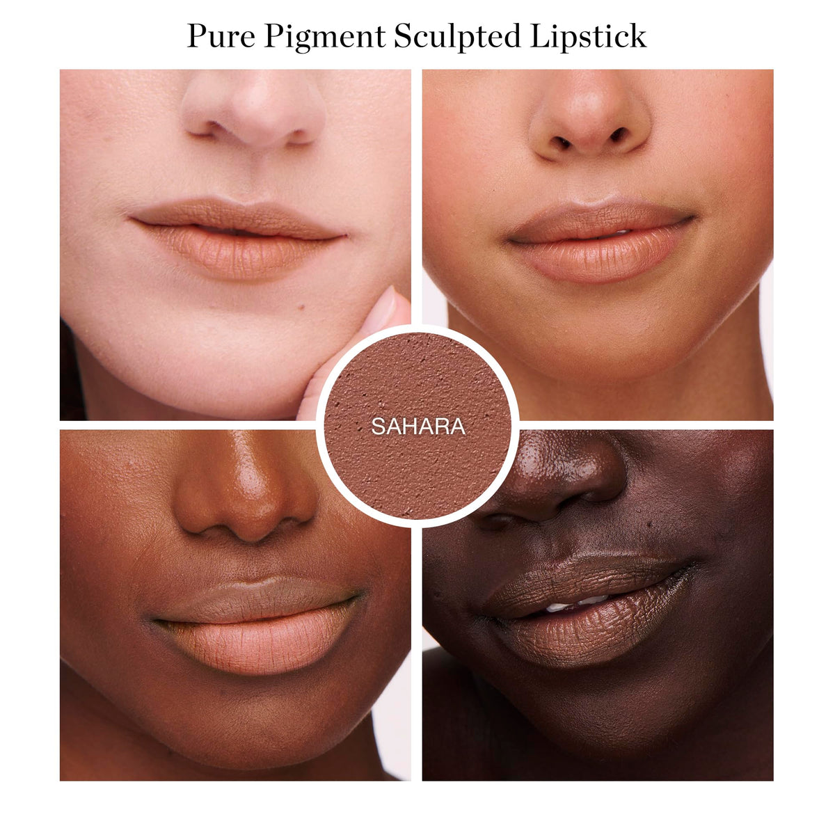 Ogee lipstick Sahara creamy texture close-up highlighting smooth application