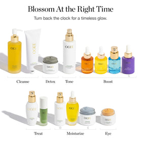 Ogee serum applied on hand demonstrating hydration and smoothing benefit