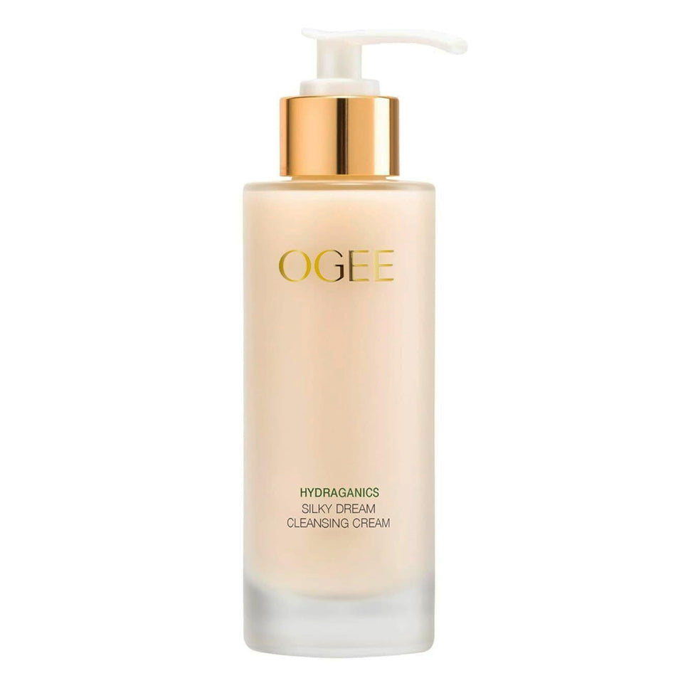 Ogee front packaging showing cleanser tube and organic label for clear benefits