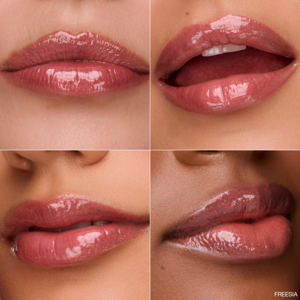 Ogee gloss texture close-up highlighting cushiony, hydrating finish benefit