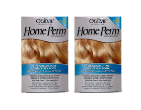 OGILVIE front packaging showing kit details and benefit of easy at-home perm