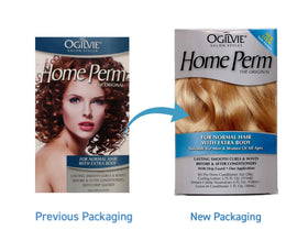 OGILVIE applying solution on hair with gloves showing safe, guided use