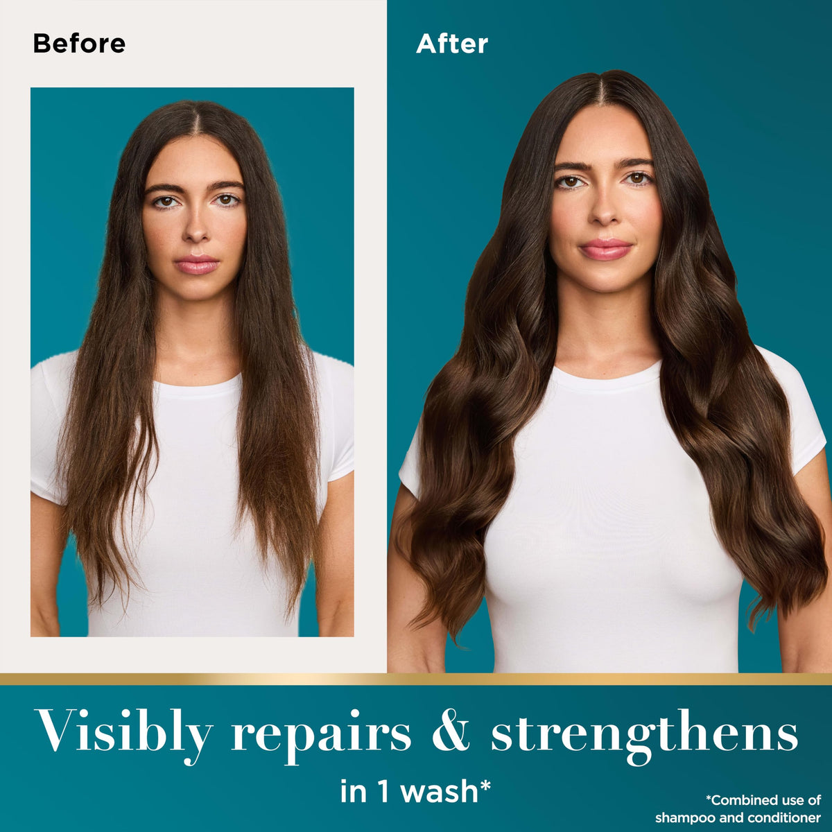 OGX shampoo foam texture demonstrating gentle lathering benefit
