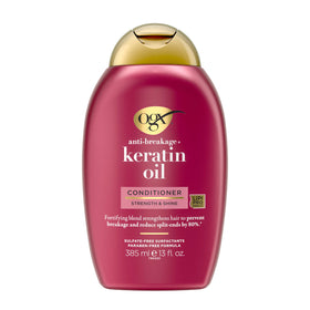 OGX back label with ingredient and direction text highlighting product transparency and usage