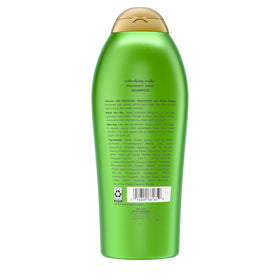 OGX bottle paired with conditioner illustrating a complete care routine