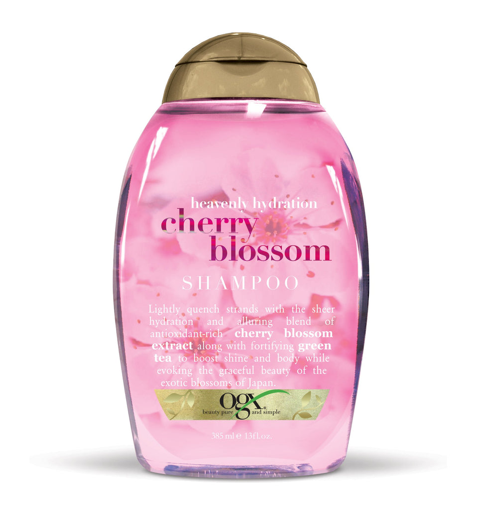 OGX front bottle view showing label and 13 fl oz size for easy identification