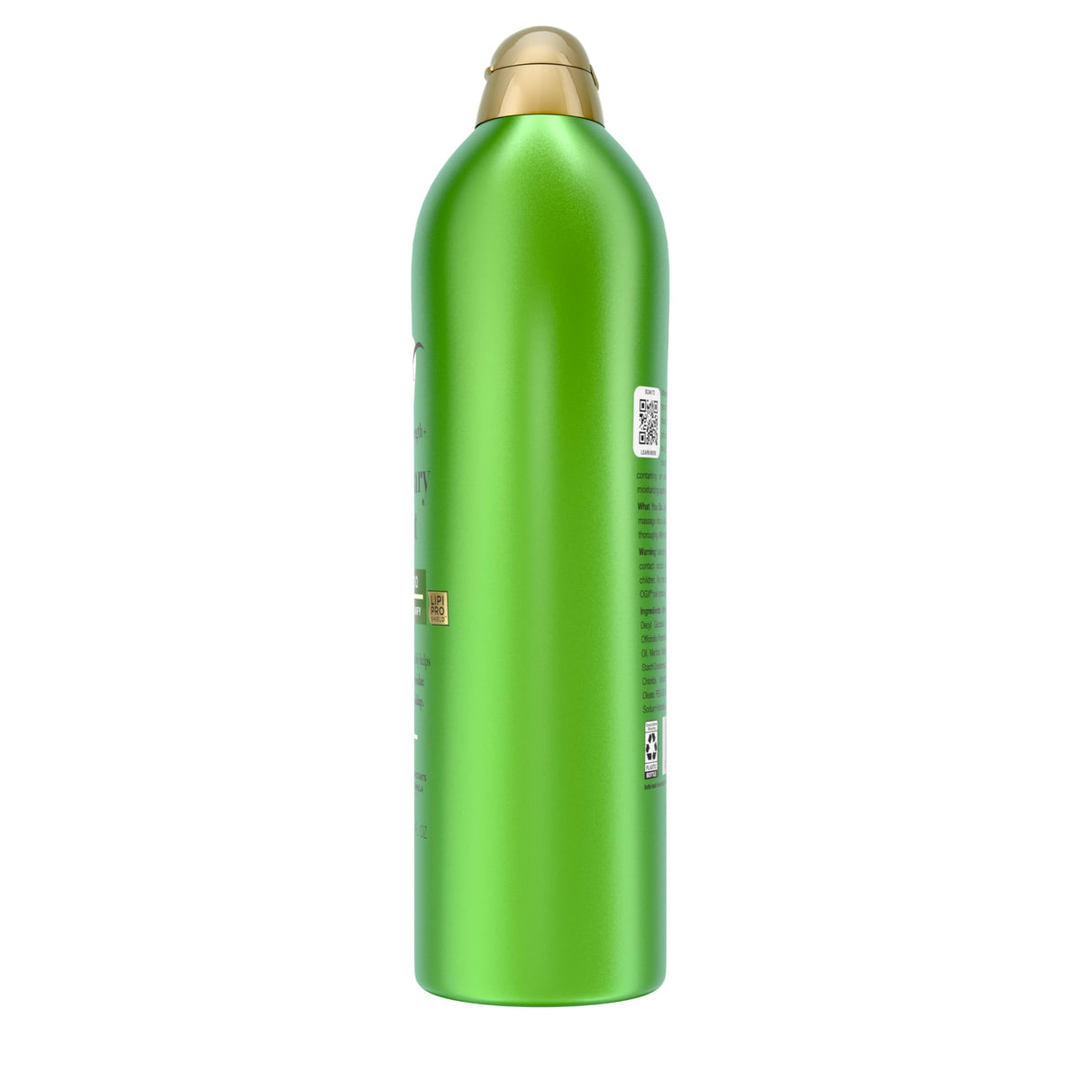 OGX bottle held in hand for scale showing large 25.4 fl oz size