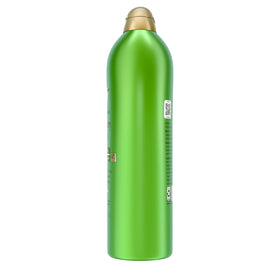 OGX bottle held in hand for scale showing large 25.4 fl oz size