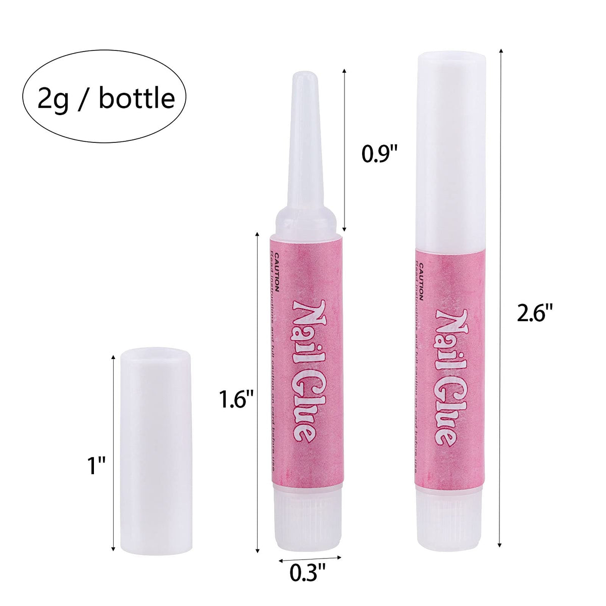 Ohlove applying glue to press-on nail demonstrating clean precise adhesion benefit