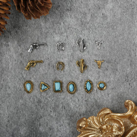 Ohmique layout of tools and charms showcasing simple application process