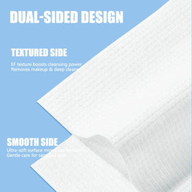OHOO removing makeup showing gentle wipe and quick cleansing benefit
